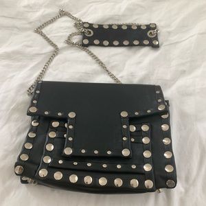 Made in Italy studded crossbody